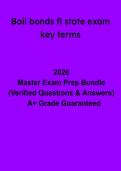 Florida Bail Bonds State Exam Key Terms&colon; Complete Licensing Vocabulary Study Guide &lpar;PDF&rpar;
