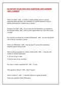 NJ NOTARY EXAM 2024&sol;2025 QUESTIONS AND ANSWERS &NewLine;100&percnt; CORRECT 