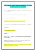 DoD Mandatory Controlled Unclassified Information &lpar;CUI&rpar; Training Questions And Answers &sol; 100&percnt; Correct