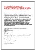 NUR 631 ADVANCED PHYSIOLOGY AND &NewLine;PATHOPHYSIOLOGY MIDTERM AND FINAL EXAM PREP &NewLine;TEST BANK 1 WITH 280 EXAM QUESTIONS AND CORRECT &NewLine;ANSWERS&sol; GCU NUR 631 LATEST EXAM PREP &lpar;NEW&excl;&rpar;