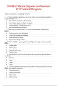 CURRENT Medical Diagnosis & Treatment 2019 Test Bank & Study Guide &vert; Maxine A&period; Papadakis&comma; Stephen J&period; McPhee & Michael W&period; Rabow &vert; Comprehensive Exam Preparation and Clinical Review