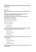 WGU D441 Pharmacology Study Guide&colon; Drug Therapy & Nursing Application &vert; 2026 Update