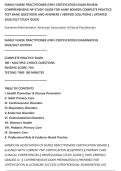 FAMILY NURSE PRACTITIONER &lpar;FNP&rpar; CERTIFICATION EXAM REVIEW&colon;&NewLine;COMPREHENSIVE NP STUDY GUIDE FOR AANP BOARDS COMPLETE PRACTICE&NewLine;TEST BANK QUESTIONS AND ANSWERS &vert; VERIFIED SOLUTIONS &vert; UPDATED&NewLine;2026&sol;2027 STUDY GUIDE