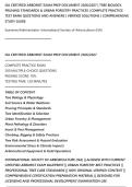 ISA CERTIFIED ARBORIST EXAM PREP DOCUMENT 2026&sol;2027 &vert; TREE BIOLOGY&comma;&NewLine;PRUNING STANDARDS & URBAN FORESTRY PRACTICES &vert; COMPLETE PRACTICE&NewLine;TEST BANK QUESTIONS AND ANSWERS &vert; VERIFIED SOLUTIONS &vert; COMPREHENSIVE&NewLine;STUDY GUIDE