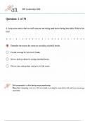 RN ATI Leadership Proctored Exam 2023&ndash;2026 with NGN &ndash; Updated 70 Q&A for Guaranteed Passing &vert; Legit ATI RN Leadership Exam 2023&ndash;2026 with NGN &ndash; 70 Verified Questions and Answers for Success