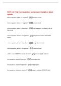 PHYS 102 Final Exam questions and answers Graded A&plus; latest&NewLine;update&NewLine;Mirror equation&colon; when is F positive&quest; -concave mirror&NewLine;mirror equation&colon; when is F negative&quest; -convex mirror&NewLine;mirror equation&colon; w