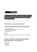 Test Bank Human Sexuality 8th Canadian Edition By Janet Shibley Hyde&comma; John D&period; DeLamater&comma; Sandra Byers&comma; Lucia O-Sullivan Chapter 1-18&period;pdf
