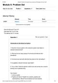 BIOD 151&vert; Module 6 Quiz&vert; Essential Human Anatomy and Physiology I with Lab- Correll&vert; Updated &vert; 100&percnt; correct&vert; Portage Learning 