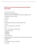 PHYS 1011 Unit 2 Exam questions and answers Graded A&plus;&NewLine;latest update&NewLine;law of conservation of charge&NewLine;total charge is constant in any process&NewLine;- objects may b