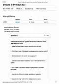 BIOD 151&vert; Module 5 Quiz&vert; Essential Human Anatomy and Physiology I with Lab- Correll&vert; Updated &vert; 100&percnt; correct&vert; Portage Learning 