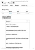BIOD 151&vert; Module 4 Quiz&vert; Essential Human Anatomy and Physiology I with Lab- Correll&vert; Updated &vert; 100&percnt; correct&vert; Portage Learning 
