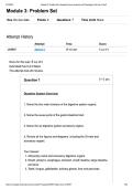 BIOD 151&vert; Module 3 Quiz&vert; Essential Human Anatomy and Physiology I with Lab- Correll&vert; Updated &vert; 100&percnt; correct&vert; Portage Learning 