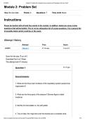 BIOD 151&vert; Module 2 Quiz&vert; Essential Human Anatomy and Physiology I with Lab- Correll&vert; Updated &vert; 100&percnt; correct&vert; Portage Learning 