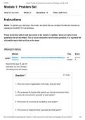 BIOD 151 Exam Module 1-7&vert; Module 1-6 quiz and Lab 1-8 Package Deal&vert; Updated RATED A&plus; &vert; 100&percnt; CORRECT &vert; Portage Learning&vert; ALL YOU NEED TO PASS