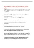 physics 102 Exam questions and answers Graded A&plus; latest&NewLine;update&NewLine;A 0&period;70-kg block initially at rest on a frictionless horizontal surface is acted upon by&NewLine;a force of 2&period;0 N for a distance of 4&period;5 m&period; How much kinetic energy does the block&NewLine;gain&quest; -9&NewLine;A student