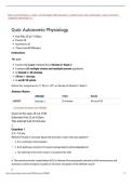 MSCI 520 MODULE 2 QUIZ&colon; AUTONOMIC PHYSIOLOGY &vert; QUESTIONS AND ANSWERS &vert; 2026 UPDATE - LIBERTY UNIVERSITY&period;