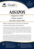 AIS3705 Assignment 2 &lpar;ANSWERS&rpar; 2026 - Due 26 June 2026