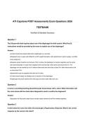 ATI Capstone POST Assessments Exam Test Bank 2026&colon; Verified Questions & Answers