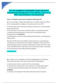 VATI RN LEADERSHIP ASSESSMENT EXAM 2026&sol;2027 &vert; Comprehensive Management of Care Mastery &vert; Score an A &vert; 100&percnt; Correct Solution &vert; Pass Guaranteed&NewLine;&NewLine;