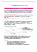 Gezondheidspsychologie hoofdstuk 1&comma; 2 en 5 &plus; e-learning over gedragswiel &plus; leerpad &vert; Arteveldehogeschool &vert; 2025&sol;26