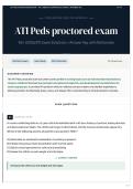 ATI Peds proctored exam 95&plus; &lpar;2026 27&rpar; Exam Solutions   Answer Key with Rationales