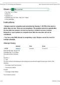 FTT 240 WEEK 4 QUIZ &vert; QUESTIONS AND ANSWERS &vert; 2026 UPDATE &vert; 100&percnt; CORRECT&period;