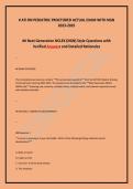 ATI RN PEDIATRIC PROCTORED ACTUAL EXAM WITH NGN &NewLine;2023-2025&NewLine;&num;&num; Next Generation NCLEX &lpar;NGN&rpar; Style Questions with &NewLine;Verified Answers and Detailed Rationales