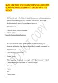 Advanced Pathophysiology Study Guide &vert; Weeks 3&ndash;10 Practice Questions & Answers for Exam Preparation