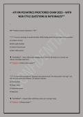 ATI RN PEDIATRICS PROCTORED EXAM 2023 &ndash; WITH &NewLine;NGN STYLE QUESTIONS & RATIONALES&ast;&ast;