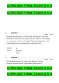 NURS 660 Final Exam Study Guide &vert; Comprehensive Nursing Course Review with Practice Questions and Answers for Exam Preparation