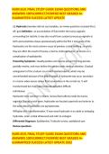 NURS 6531 Final Exam Study Guide &vert; Comprehensive Nursing Review with Practice Questions and Answers for Course Preparation Resource