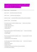 Health and Social Care-Exam- &lpar;BTEC First Unit 9&rpar; Questions All Answered Correctly 2026 Updated&period;&NewLine;&NewLine;&NewLine;