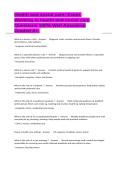 Health and social care&colon; Exam- Working in health and social care Questions 100&percnt; Well Answered Graded A&plus;&period;