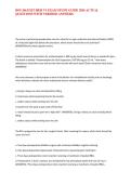 BSN 366 EXIT HESI V1 EXAM STUDY GUIDE 2026 ACTUAL QUESTIONS WITH VERIFIED ANSWERS&period;&NewLine;