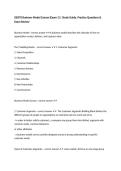 GB370 Business Model Canvas &lpar;Exam 1&rpar; &vert; Study Guide&comma; Practice Questions & Exam Review