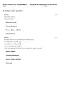 Business Model Canvas &ndash; BMGT 289E Exam 1 &vert; Study Guide&comma; Practice Questions & Exam Review