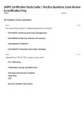 SAPPC Certification Study Guide &vert; Practice Questions&comma; Exam Review & Certification Prep&NewLine;