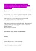 Certified Clinical Supervisor-Exam- Supervision Final Test Questions With 100&percnt; Correct Answers 2026-2027 Elaborated&period;