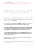 LSUS MHA 710 Exam 2 Questions and Answers &lpar;Verified Answers&rpar; Most Recent exam COMPLETE &lpar;2026&rpar; &lpar;Latest Update 2026&rpar; UPDATE&excl;&excl;&NewLine;