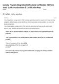 Security Program Integration Professional Certification &lpar;SPIPC&rpar; &vert; Study Guide&comma; Practice Exam & Certification Prep