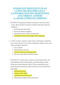 Comprehensive HESI Review&colon; Key Concepts for RN Exit Exam Success