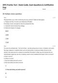 SFPC Practice Test &vert; Study Guide&comma; Exam Questions & Certification Prep