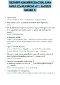 TEEX NFPA 1081 EXTERIOR ACTUAL EXAM&NewLine;PAPER 2026 QUESTIONS WITH ANSWERS&NewLine;GRADED A&plus;