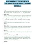 TEEX NFPA 1081 EXTERIOR FINAL TEST&NewLine;2026 QUESTIONS WITH CORRECT ANSWERS&NewLine;GRADED A&plus;