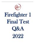 Firefighter 1 Final Exam Study Guide&colon; NFPA 1001 Core Competencies