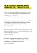 TELUS NEEDS MET TRAINING REVIEW&NewLine;SCRIPT 2026 FULL ANSWERS GRADED A&plus;&NewLine;