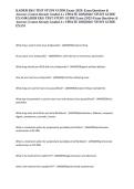 KAISER EKG TEST STUDY GUIDE Exam &lpar;2025&rpar; Exam Questions & Answers &vert; Latest Already Graded A&plus; UPDATE 2025&vert;2026&excl;&excl; STUDY GUIDE EXAMKAISER EKG TEST STUDY GUIDE Exam &lpar;2025&rpar; Exam Questions & Answers &vert; Latest Already Graded A&plus; UPDATE 2025&vert;2026&excl;&excl; STUDY GUIDE EXAM