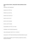 Math 141 Exam 2 Review &vert; Study Guide&comma; Practice Questions & Exam Prep