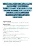 TENNESSEE PESTICIDE APPLICATOR&NewLine;&lpar;CATEGORY 7 INDUSTRIAL&comma;&NewLine;INSTITUTIONAL&comma; STRUCTURAL&comma; AND&NewLine;HEALTH RELATED PEST CONTROL&rpar;&NewLine;CERTIFICATION SCRIPT 2026&NewLine;QUESTIONS