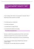 NUR 356 Exam 3 Questions and Correct Answers &vert;&NewLine;Latest Update 2026&sol;2027 &vert; Graded A&plus; &vert; 100&percnt;&NewLine;Verified&period;